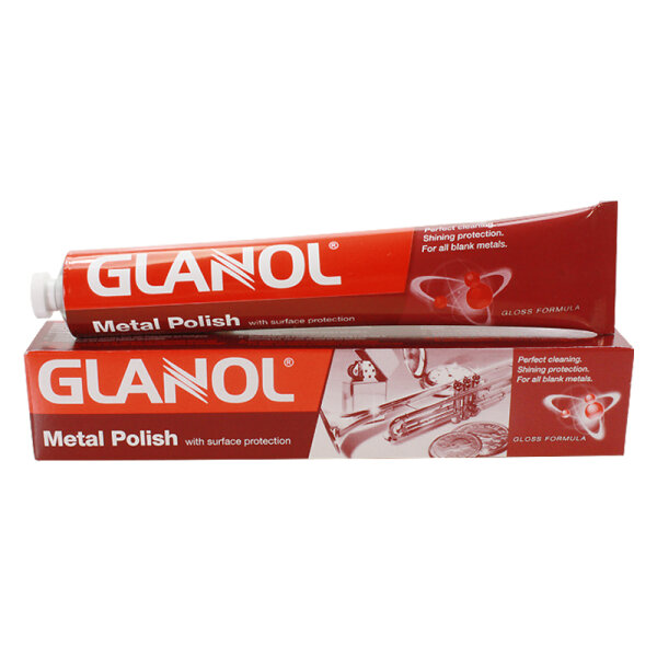 GLANOL® Metallpolitur 100ml Polierpaste mit Oberflächenschutz
