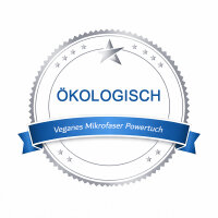 Mikrofasertuch Ledertuch blau 40x35cm veganes Powertuch